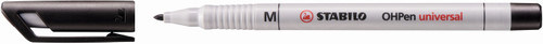 STABILO OHPen Soluble Medium Black Each-853-46