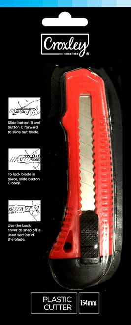 CROXLEY 154mm Plactic Cutter Each-CUT2350