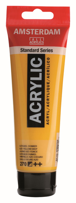 ROYAL TALENS AMSTERDAM Acrylic Colour - 120ml Tube (Azo Yellow Deep)-RT17092702 ROYAL TALENS AMSTERDAM Acrylic Colour - 120ml Tube (Azo Yellow Deep)-RT17092702