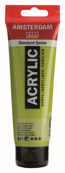ROYAL TALENS AMSTERDAM Acrylic Colour - 120ml Tube (Olive Green Light)-RT17096212