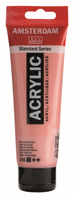 ROYAL TALENS AMSTERDAM Acrylic Colour - 120ml Tube (Venetian Rose)-RT17093162 ROYAL TALENS AMSTERDAM Acrylic Colour - 120ml Tube (Venetian Rose)-RT17093162