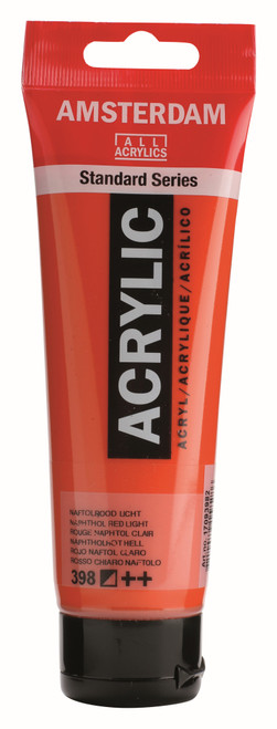 ROYAL TALENS AMSTERDAM Acrylic Colour - 120ml Tube (Naphthol Red Light)-RT17093982