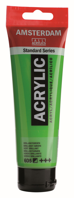 ROYAL TALENS AMSTERDAM Acrylic Colour - 120ml Tube (Brilliant Green)-RT17096052