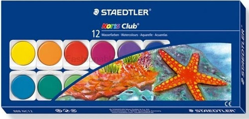 STAEDTLER Watercolour Paint (12 Colours)-ST888-NC12
