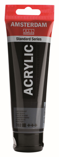 ROYAL TALENS AMSTERDAM Acrylic Colour - 120ml Tube (Lamp Black)-RT17097022 ROYAL TALENS AMSTERDAM Acrylic Colour - 120ml Tube (Lamp Black)-RT17097022