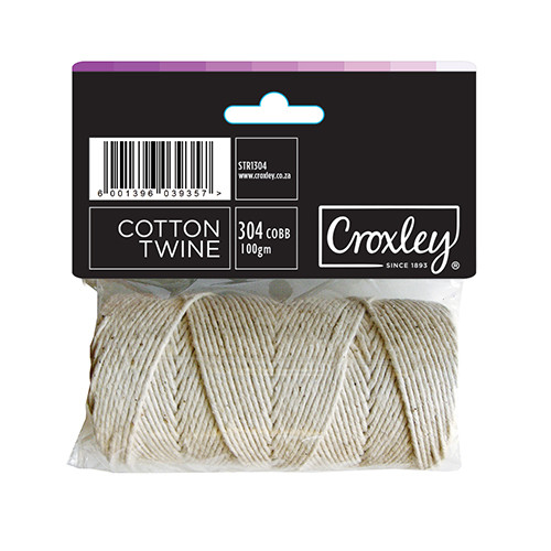 CROXLEY Cotton Twine 100gm 304 COB Each-STR1304