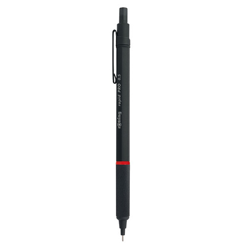 rOtring Rapid Pro Matte Black Mechanical Pencil 0.50mm-R1904258 rOtring Rapid Pro Matte Black Mechanical Pencil 0.50mm-R1904258