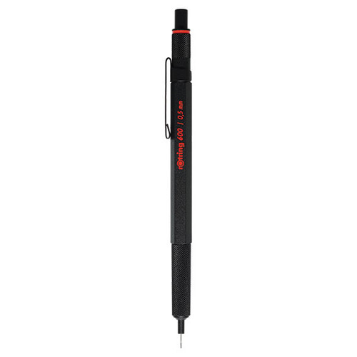 rOtring Rapid 600 Black Mechanical Pencil 0.5mm-R1904443