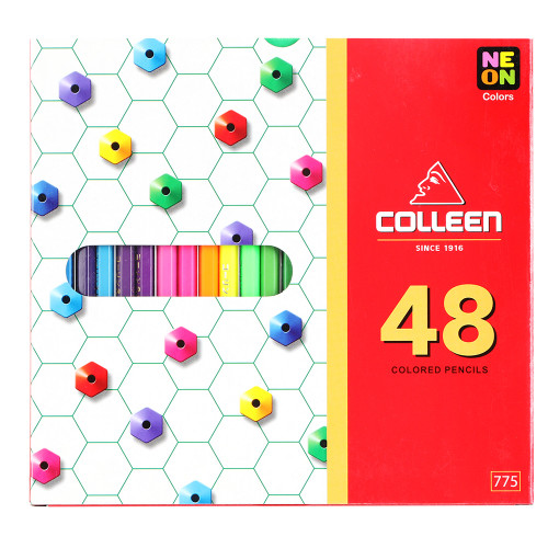 COLLEEN Assorted Pencil Crayons 48's-PCL2599