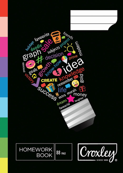 CROXLEY JD274 A5 88 Page Homework Book Pack of 10-HOB275