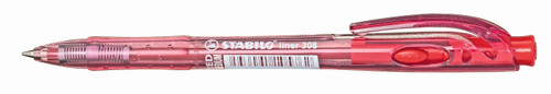 STABILO Liner Click BallPoint Pen  Medium Red Each-308M-40