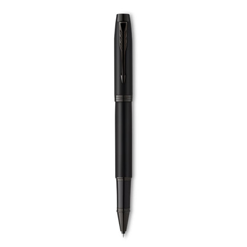 PARKER IM Achromatic Rollerball Pen - Matte Black Black Trim-NS2127743