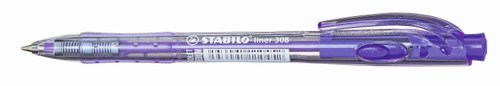 STABILO Liner Click BallPoint Pen  Medium Violet Each-308M-55