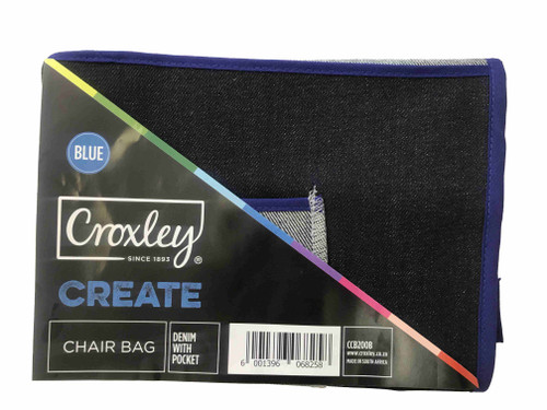 CROXLEY Chairbag Denim Blue 445mm x450mm-CCB200B