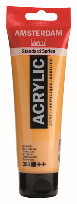 ROYAL TALENS AMSTERDAM Acrylic Colour - 120ml Tube (Gold Yellow)-RT17092532