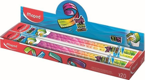 MAPED Ruler Twist'nFlex Deco 30cm-279315