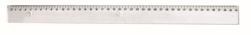 CROXLEY Ruler 40cm Clear Shatterproof-RUL7114