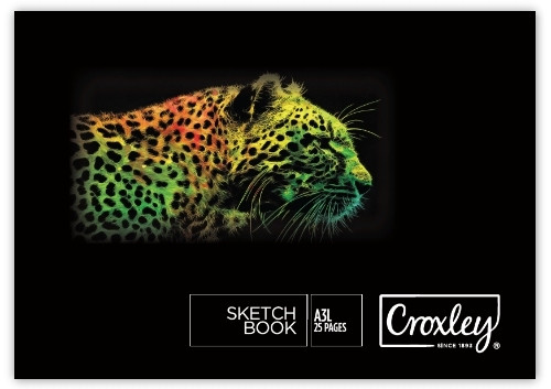 CROXLEY JD544 A3 25 Leaves Sketch Book Pack of 5-SKB544