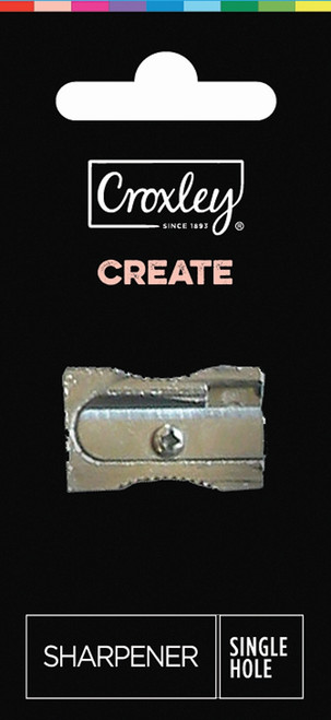 CROXLEY CREATE Metal Pencil Sharpener B/C Each-PCL75CC
