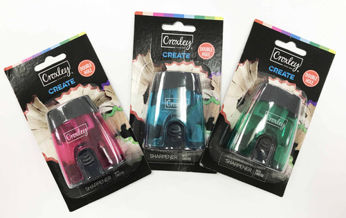 CROXLEY CREATE Double Barrel Sharpener-SHA2001