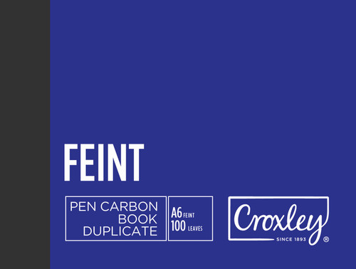 CROXLEY JD11 Pen Carbon Plain A6 Landscape 100 Page Pack of 10-PCB11
