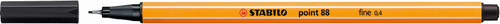 STABILO Point 88 Fineliner Black Each-88-46