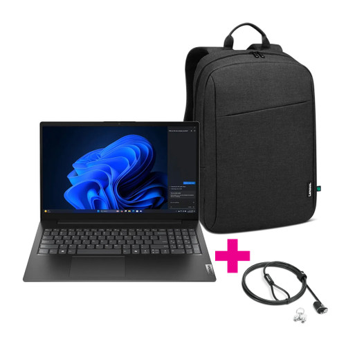 Lenovo V15-IRU Vi3-1315U 8GB Base DDR5 256GB SSD M.2 2242 QLC G4 Integrated Windows11 Pro 64 15.6" FHD TN HD Cam Wi-Fi A - TAR - 83GW006CZA-BUN2-TAR