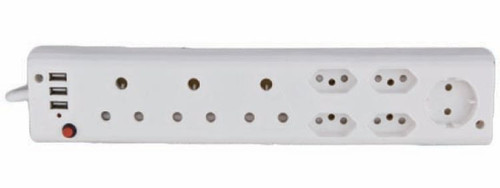 ELE 8 WAY MULTIPLUG 3X16A 4X5A 1XSCH 3X2 1A USB - MLPUSB8-KOL ELE 8 WAY MULTIPLUG 3X16A 4X5A 1XSCH 3X2 1A USB - MLPUSB8-KOL