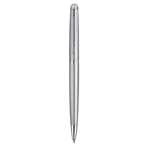 WATERMAN Hemisphere Ballpoint Pen - Stainless Steel Chrome Trim-NS0920470 WATERMAN Hemisphere Ballpoint Pen - Stainless Steel Chrome Trim-NS0920470