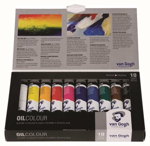 ROYAL TALENS VAN GOGH Oil Colour Basic Set 10X20Ml Box-RT02820410 ROYAL TALENS VAN GOGH Oil Colour Basic Set 10X20Ml Box-RT02820410