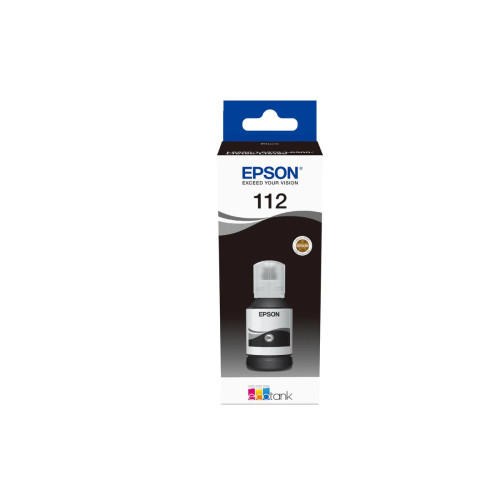 EPSON 112 ECOTANK PIGMENT BLACK INK BOTTLE EPSON 112 ECOTANK PIGMENT BLACK INK BOTTLE