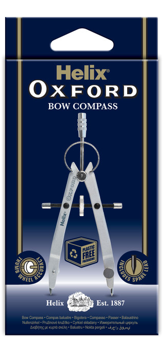 Helix Oxford 140mm Spring Bow Compass-X37189