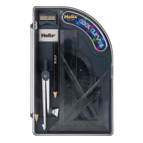 HELIX MATHS SET COOL CURVES - ASSORTED FASHION-H170567
