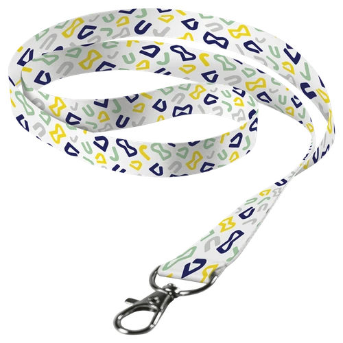 Sublimated Lanyard Double Side Sub with Lobster Ring