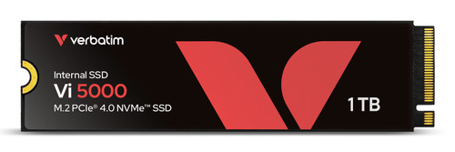 Verbatim Vi5000 Internal Pcie Nvme M.2 SSD 1TB - Black - TAR - 31826-TAR