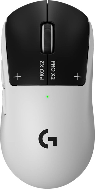 Logitech G Pro X2 Superstrike Wireless Gaming Mouse – Lunar Eclipse – 2.4GHz Lightspeed – Hero 2 Sensor – 44,000 DPI – H - TAR - 910-007777-TAR