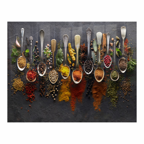 Decorative Glass Wall Tile (898 X 700 X 6mm) Spices - SB9070CS Decorative Glass Wall Tile (898 X 700 X 6mm) Spices - SB9070CS