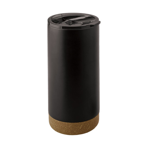 500ml Sienna Cork Mug-MUG2231 with Insulated Stainless Steel Design