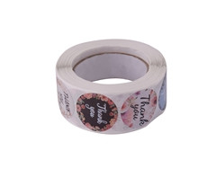500pcs Sticker Roll - Thank You 1 - GSR - ST373-ThankYou1
