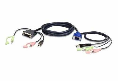 Aten VGA USB to DVI KVM Cable 3m Aten VGA USB to DVI KVM Cable 3m