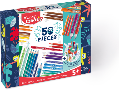 MAPED CREATIV Colouring Kit 50Piece-907037