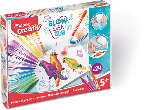 MAPED CREATIV Blow Pen - Basic 24 Colours-846712