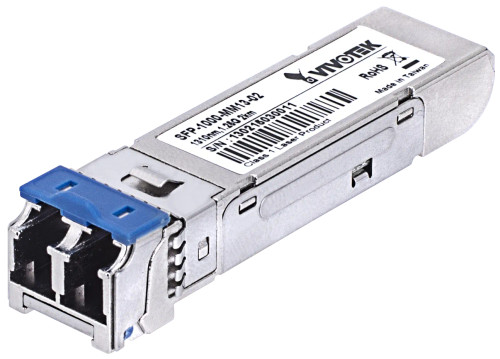 VIVOTEK SFP-1000-SM13-10, Fiber optic, 1250 Mbit/s, SFP, LC, 9/125 µm, 10000 m VIVOTEK SFP-1000-SM13-10, Fiber optic, 1250 Mbit/s, SFP, LC, 9/125 µm, 10000 m