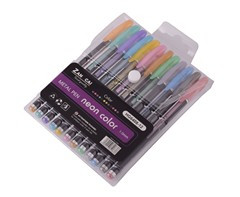 Metallic 12-Piece Gel Pens - GSR - ST366-12Piece