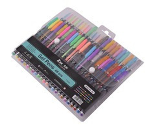 Shiny 48-Piece Gel Pens - GSR -ST366-48Piece Shiny 48-Piece Gel Pens - GSR -ST366-48Piece