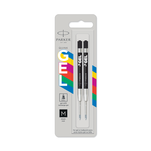 PARKER Plastic Barrel Ballpoint Pen Gel Refill - Black-NS2136231