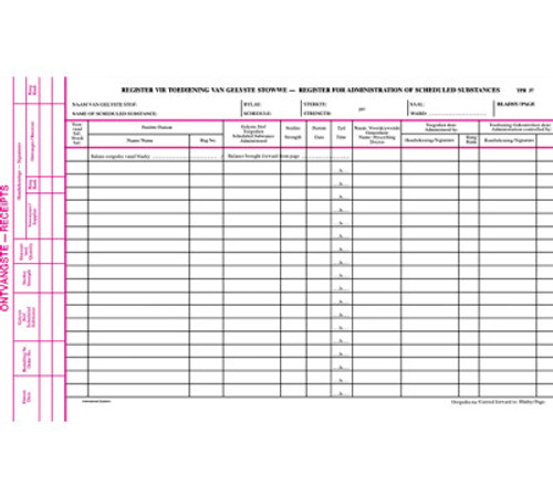 TPH37 HABITUAL DRUG REGISTER TPH37 HABITUAL DRUG REGISTER