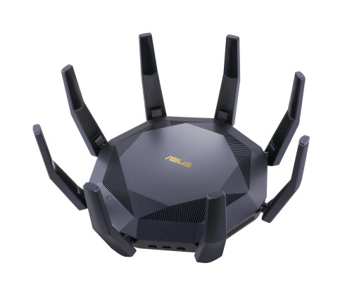 ASUS RT-AX89X AX6000 AiMesh, Wi-Fi 6 (802.11ax), Dual-band (2.4 GHz / 5 GHz), Ethernet LAN, 3G, Black, Tabletop router ASUS RT-AX89X AX6000 AiMesh, Wi-Fi 6 (802.11ax), Dual-band (2.4 GHz / 5 GHz), Ethernet LAN, 3G, Black, Tabletop router