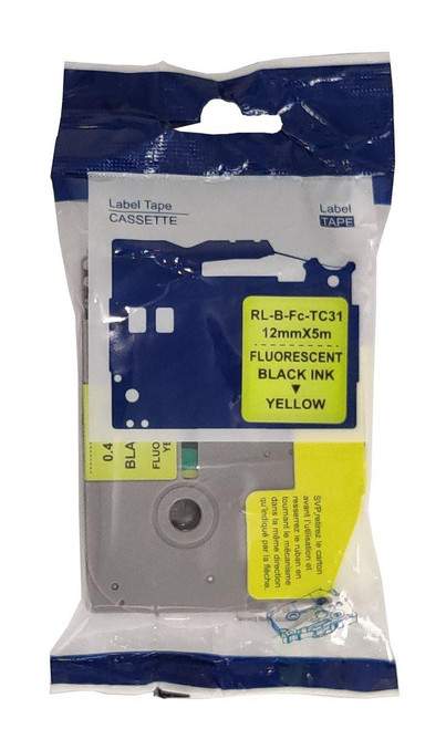 BROTHER Brother Compatible TZe-C31 Labelling Tape Cassette – Fluorescent Yellow BROTHER Brother Compatible TZe-C31 Labelling Tape Cassette – Fluorescent Yellow