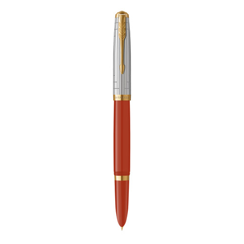 PARKER 51 Premium Fountain Pen -  Red Gold Trim-NS2169072